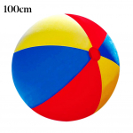 100/150 cm sportinio futbolo vakarėlio paplūdimio kamuolio pripučiamas žaislas vaikams 100cm