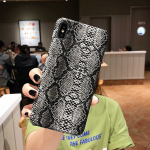 &bdquo;iPhone 12 Mini 11 Pro Xs MAX XR X 8 plus SE&ldquo; dėklai &bdquo;Python Snake&ldquo; odos tekstūros telefono dėklas, skirtas &bdquo;iphone 8 7 6 6S Plus&ldquo; prabangus dangtelis for iphone 6 6s juoda