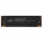 10 skylių 20 tonų Blues Harmonica KeyC burnos vargonai vaikams ir pradedantiesiems juoda