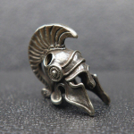 Lauko EDC įrankis Žalvaris Spartan Roman Warrior &Scaron;almas Peilis Karoliukai Virvelės Pakabukas &bdquo;Pasidaryk pats&ldquo; &bdquo;Paracord&ldquo; karoliukai, austi virve, apyrankės priedas