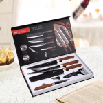 Nerūdijančio plieno virtuvinių peilių rinkinys Įrankiai Kaltiniai Virtuviniai Peilis Žirklės Keraminis Skustukas Virėjas Smulkintuvas Pjovimo peilio Dovanų Dėklas 1 set