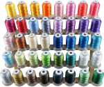 40 Brother Colors siuvinėjimo ma&scaron;inos siūlų rinkinys 500M ritė, skirta Brother Babylock Janome Singer Pfaff Husqvarna Bernina siuvinėjimo siuvimo ma&scaron;inoms