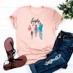 Madingi mar&scaron;kinėliai su mar&scaron;kinėliais 90-ųjų Sweet Style Family Lovely Drabužiai Kasdieniai trumpomis rankovėmis Moteri&scaron;ki spausdinti Moteri&scaron;ki grafiniai mar&scaron;kinėliai S