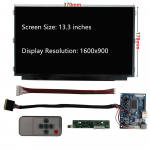 13,3 colio 1600*900 ekranas LCD monitoriaus valdymo tvarkyklės plok&scaron;tė HDMI suderinama su kompiuterio antriniu ekranu Raspberry Pi