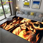 Anime Naruto neslystantys kilimėliai svetainei Patogus kilimas Mink&scaron;tas grindų kilimėlis Miegamojo kilimėlio plotas Kilimėlis namams Didelis pūkuotas kilimėlis 80cm x 140cm