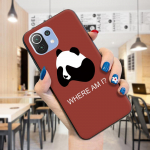 Atsparus smūgiams mink&scaron;tas dėklas, mielas Panda korpusas mergaitėms berniukams, mielas mink&scaron;tas TPU silikoninis telefono dėklo dangtelis, skirtas Xiaomi Redmi Xiaomi Redmi Note 9S