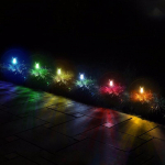 1/4/6/8/12PC LED saulės sodo &scaron;viestuvas Lauko saulės &scaron;viestuvas Vandeniui atsparus LED kra&scaron;tovaizdžio ap&scaron;vietimas Kiemo vejos Kalėdų dienos dekoratyvinės atmosferos &scaron;viesa 4 PCS