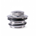 CNC aliuminio motociklo degalų bako dangteliai, i&scaron;&scaron;okantys alyvos bako dangteliai, skirti Harley Davidson Road King Touring Dyna Softail Electra sidabras