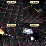 Car Trunk Mat Tail Cargo Pad For Volkswagen VW golf6 golf7 golf8 Golf GTI Black Beige
