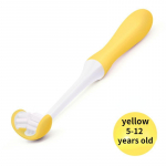 3D vaiki&scaron;kas dantų &scaron;epetėlis Trijų pusių U formos pakuotė 360 laipsnių be aklavietės I&scaron;samios priežiūros dantų &scaron;epetėlis YSL geltona