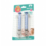 2 vnt kūdikių nosies ploviklis rinitu nosies plovimo adatos vamzdelis kūdikių nosies aspiratoriaus valiklis &scaron;virk&scaron;tas kūdikių nosies plovimas vaikams 1 set-Blue