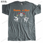 Korol I Shut mar&scaron;kinėliai vyri&scaron;ki trumpomis rankovėmis 100 % medvilniniai mar&scaron;kinėliai laisvalaikiui klounas Russian Horror Punk King and Jester Tee Graphic mar&scaron;kinėliai child height 110cm