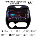Skirta Renault Captur Clio 2011-2018 Su mygtuko rankenėle Android Car Radio Multimedia Player Navigacija Stereo GPS 2 Din 1+16GB