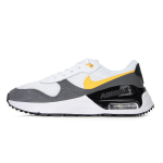 Nike Air Max SYSTM GS Pilki Lazeriniai Oranžiniai Vaikams Sportbačiai Balti Geležies Pilki Mėlynai Žaibuoti DQ0284-104 36.5