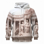 Rudens menas, tapyba 3D spauda, ​​megztinis, vyri&scaron;ki megztiniai, dizainerių sukurti vyri&scaron;ki gobtuvai Madingi negabaritinis megztinis ilgomis rankovėmis, laisvalaikio mar&scaron;kinėliai S