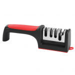 Virtuvinis pjaustytuvas su 3/4 griovelių volframo plieno galąstuvas su plastikine rankena Daugiafunkcis rankinis galandiklis žirklėms pjaustytuvui galandti B