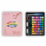 Akvarelinių dažų rinkinys su teptuku Artist Solid Pigment ne&scaron;iojamas pie&scaron;imo rinkinys Dovanų ra&scaron;tinės reikmenys meno reikmenys 48 color