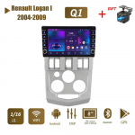 icreative Android, skirtas Renault Logan I 2004&ndash;2009 m. su mygtuku rankenėle, automobilio radijas Vaizdo įra&scaron;ų daugialypės terpės GPS grotuvas 1+16 GB