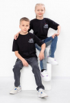 T-shirt Family look (unisex), Nosi Svoe, Summer, 6414-L 110 juoda