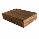 Senovinė laikymo dėžutė &bdquo;pasidaryk pats&ldquo; Dekoratyvinė medinių papuo&scaron;alų atmintis su dangčio užrakto atmintimi