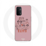 Coque pour Oppo A74 5G Elite Saison 5 Affiche personnages Fanart Logo