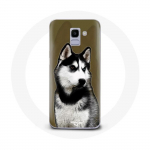 Coque pour Samsung Galaxy A6 2018 Husky de Sib&eacute;rie