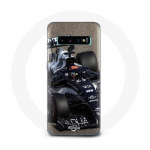 Coque pour Samsung Galaxy S10 edge Formule 1 Yuki Tsunoda pilote automobile de F1 Bleu