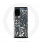 Coque pour Samsung Galaxy S11 Plus Game of Thrones Saison 8 Le Tr&ocirc;ne de Fer Affiche Personnages Fond