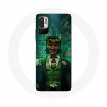 Coque pour Xiaomi Redmi Note 10 5G Loki Thor Ragnarok avec Casque Affiche Personnage S&eacute;rie Saison 1