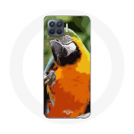 Coque pour Oppo A93 Aras Perroquet Orange vert