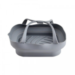 1 vnt. oro gruzdintuvės orkaitės silikoninis kepimo padėklas daugkartinio naudojimo picos keptos vi&scaron;tienos krep&scaron;elio silikoninės formos, skirtos oro gruzdintuvės griliui