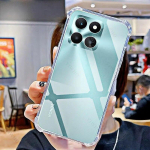 Skaidrus telefono mink&scaron;tas dėklas, skirtas Huawei Honor X6a TPU skaidrių dangtelių korpusas, skirtas Honor X 6a 6,56 colio WDY-LX1 smūgiams atsparus pir&scaron;tų atspaudams For Honor X6a gryna