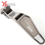 LOGO DX/SX Motorcycle Accessories CNC Aluminum Parking Brake Lever For yamaha t-max tmax 530 TMAX530 dx/sx 2017 2018 Tmax DX grey gray