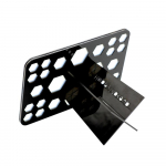 Makiažo &scaron;epetėlių džiovinimo stovas 26 skylės Makiažo &scaron;epetėlių laikiklis Makiažo &scaron;epetėlių džiovinimo stovas juoda