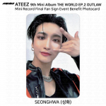 ATEEZ THE WORLD EP.2 OUTLOW Fan Sign Event Benefit Photocard Minirecord Everline Seonghwa - MR Final