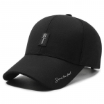 Unisex mados kepuraitė, klasikinė paprasto dizaino beisbolo kepuraitė vyrams ir moterims, sportinė kepurė 55cm-60cm juoda