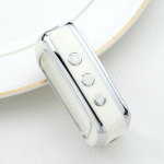 Rusi&scaron;kas A9 TPU rakto dėklas, skirtas A6 A9 A8 dvipusės automobilio signalizacijos sistemos LCD nuotolinio valdymo pulto pultelio rakto dangtelis juoda