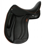 Naujas angli&scaron;kas odinis i&scaron;jodinėjimas Mono atvartu Keičiamas Gullets Horse Balnelis Dydis: 17 , 17,5 , 18 colių 17 Inch juoda