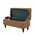 Stretch Shaker Velvet Storage taburetės dangtelis Atvartas pėdų atramos užvalkalas Sofos pėdų atramos užvalkalas Kėdės kojos atramos užvalkalas L kupranugaris