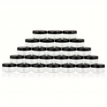 25/50/100 vnt 15 g/0,5 uncijos kremo dėžutės kremo buteliuko bandomasis mėginio dėžutės buteliukas kosmetikos pakuotės dozavimo dėžutės buteliukas 25pcs