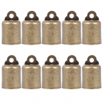 WTEMPO 10 vnt Retro metalo festivaliai Dekoratyviniai kabantys varpai Karvė Arklys Avys Ganymo varpai Sustorėję galvijai Avys Gyvūnas naudojant varpelius 3cm*10pcs bronza