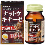 Japonija ORIHIRO Natto Kinase 60 kapsulių 20 dienų JAPAN s454
