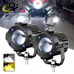 60 W Motociklo LED priekinis žibintas CSP Chip LED Papildoma priekinio žibinto lemputė Moto rūko žibintas Auk&scaron;tas silpnas ap&scaron;vietimas Motociklo prožektorių paspirtukas 12V