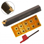 12mm SSDCN1212H09 + SCMT09T308 45 laipsnių i&scaron;orinio tekinimo laikiklis Karbido plok&scaron;telė