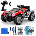2024 m. Nauja 1:18 18KM/H 4WD RC automobilis su LED RC automobiliu didelio greičio Drift Monster Truck Tinka suaugusiems Vaikams Žaislai Dovanos raudona