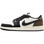Air Jordan 1 Retro Low OG GS Mocha Vaikams Sportbačiai Balti Juodi Tamsiai Mocha CZ0858-102 36