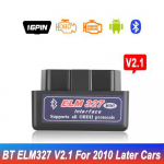Elm327 Obd2 skaitytuvo kodas V1.5 V2.1 Mini Bluetooth Obd2 automobilių detektoriaus kodų skaitytuvas Obd2 automobilių skaitytuvo diagnostikos taisymo įrankiai