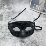 Helovino Cosplay Kaukės Suaugusiesiems Seksuali, graži kaukė kaukė vir&scaron;utinei veido pusei Paslaptinga gimtadienio &scaron;ventės dekoracija kostiumų rekvizitai auksas