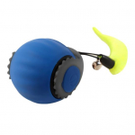 Interaktyvus kačių žaislinis kamuolys. Savaime riedantis kačių kamuolys su reguliuojamu greičio režimais. Elektrinis, lietimu aktyvuojamas riedantis kamuolys augintinių žaidimams. A oranžinė