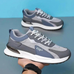 Batai Vyri&scaron;ki Tinklelio Sportbačiai PU Kvėpuojantys Suvarstomi Bėgimo Batai Kasdieniai Guminis Padas Atsparūs Dėvėjimuisi Zapatillas Vyrams Ėjimui Lauke 44 juoda